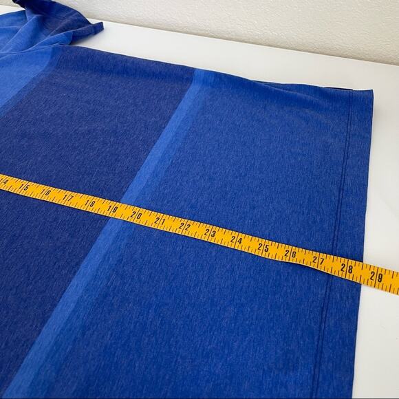 Nike Golf Dri-Fit Tour Performance Colorblock Royal Blue S/S Men's Shirt Size L - Picture 9 of 11